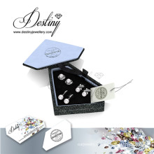 La valeur de destin Bijoux Fashion cristal de Swarovski Perle boucles d’oreilles